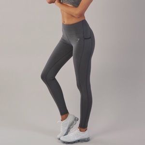 Gymshark Aspire Leggings-Charcoal Marl